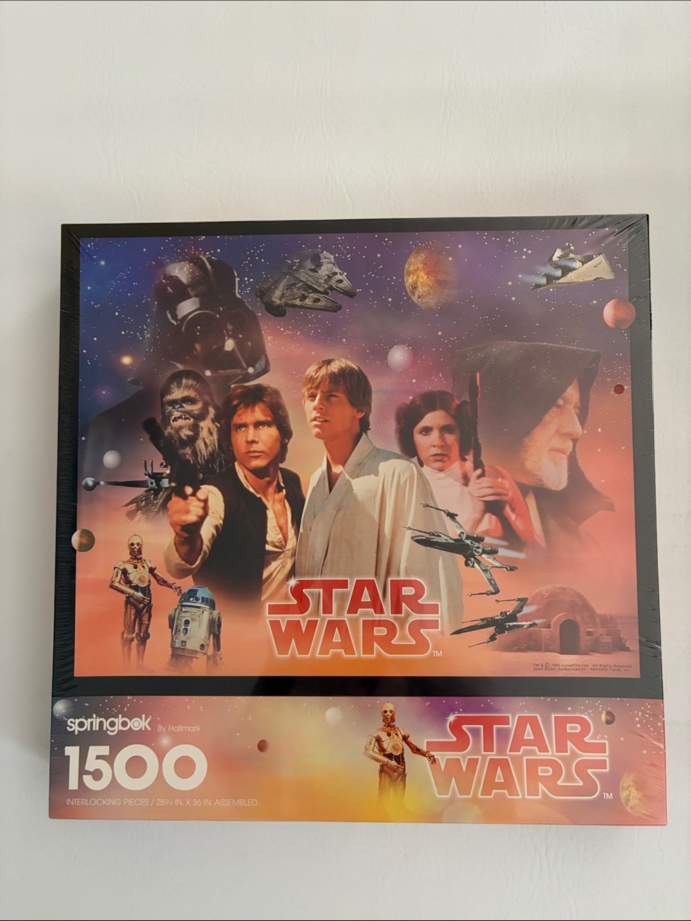 Vintage 1995 Star Wars Episode IV 1500-Piece
Jigsaw Puzzle Springbok Hallmark